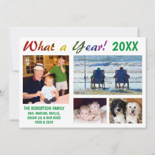 What A Year! Family Holiday Card