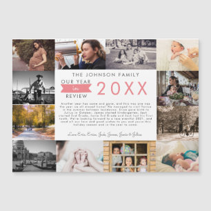 What a Year Year in Review Photo Collage Holiday