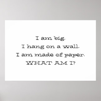 What am I? Poster