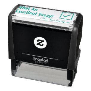 "What An Excellent Essay!" Tutor Rubber Stamp