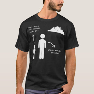 what are clouds made of Software Script HTML Netwo T-Shirt