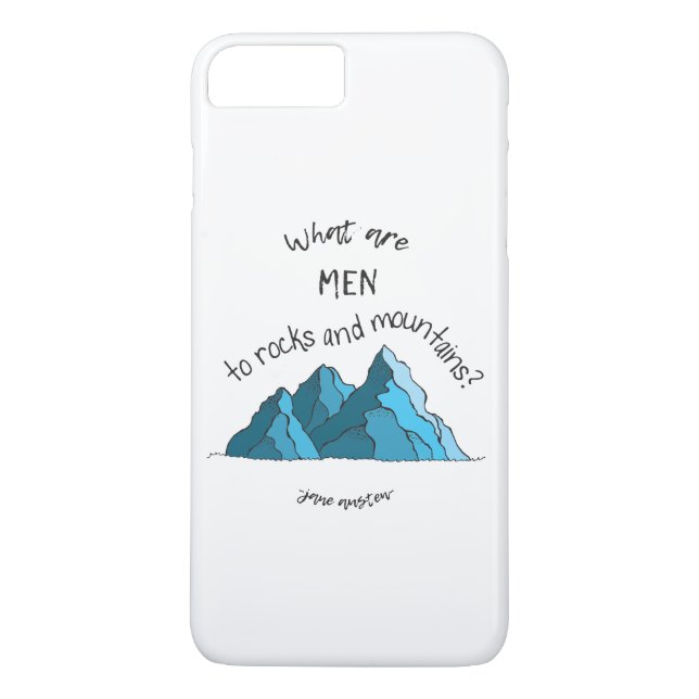 What are Men to Rocks and Mountains? iPhone Case (Back)