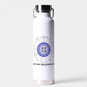 What Are You Coded For? Amino Acid Wheel Water Bottle