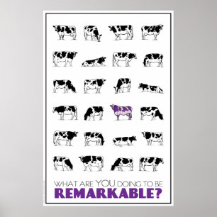 What are YOU doing to be REMARKABLE? Poster