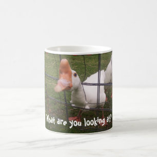 What are you looking at? Ugly Duck Coffee Mug