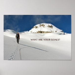 What are your goals? poster