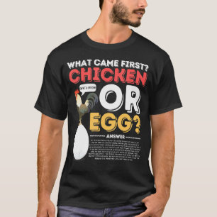 What Came First Chicken or Egg Costume T-Shirt