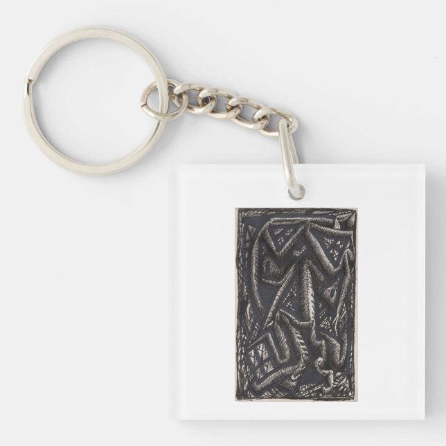 What can he know... of the heart? keychain (Front)