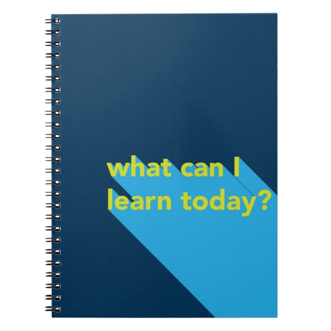 What Can I Learn Today? Notebook (Front)