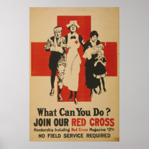 What Can You Do?  Join Our Red Cross Poster