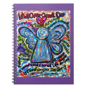 What Cancer Cannot Do Angel Art Notebook Journal