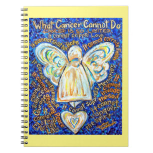 What Cancer Cannot Do Angel Art Notebook Journal