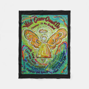 What Cancer Cannot Do Angel Chemo Custom Blanket