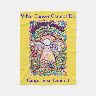 What Cancer Cannot Do Angel Chemo Custom Blanket