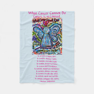 What Cancer Cannot Do Angel Chemo Custom Blanket