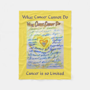 What Cancer Cannot Do Angel Custom Chemo Blankets