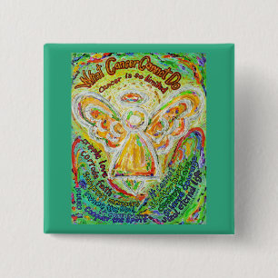 What Cancer Cannot Do Angel Lapel Pin Buttons