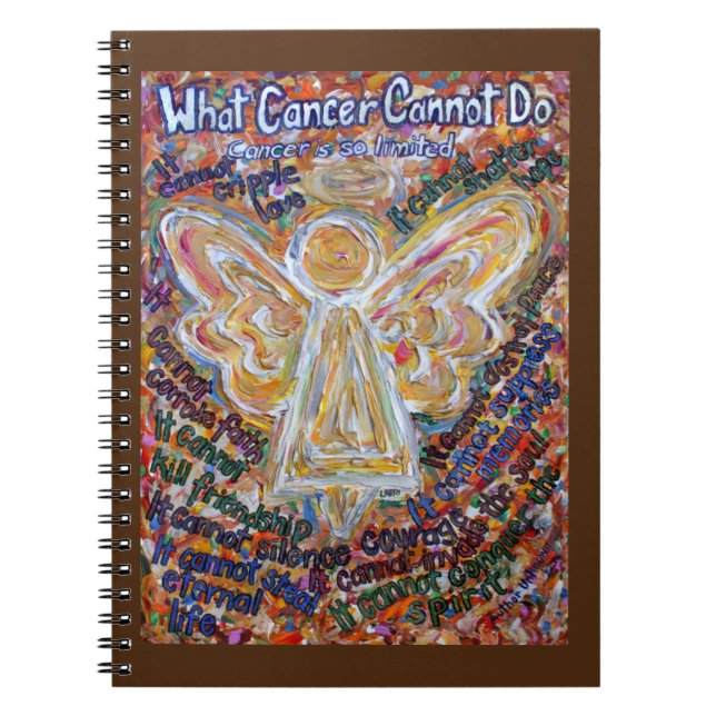 What Cancer Cannot Do Angel Notebook Journal (Front)