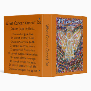 What Cancer Cannot Do Poem Angel Binder Notebook