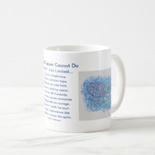 What Cancer Cannot Do Poem Angel Coffee Mug Cup