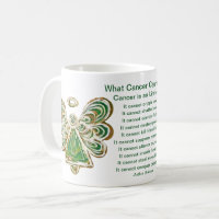 What Cancer Cannot Do Poem Art Coffee Mug Cup