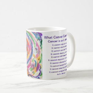 What Cancer Cannot Do Poem Heart Coffee Cup Mug