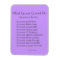 What Cancer Cannot Do Poem Magnet (Black Text)