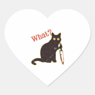 What - cat owner heart sticker