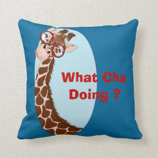 What Cha Doing ? Throw Pillow