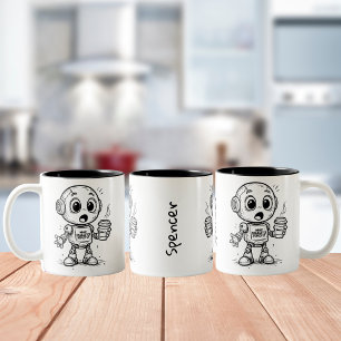 What Character Defects? – Funny Sobriety Gift Two-Tone Coffee Mug