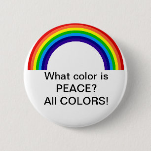 What colour is Peace? 2 Inch Round Button