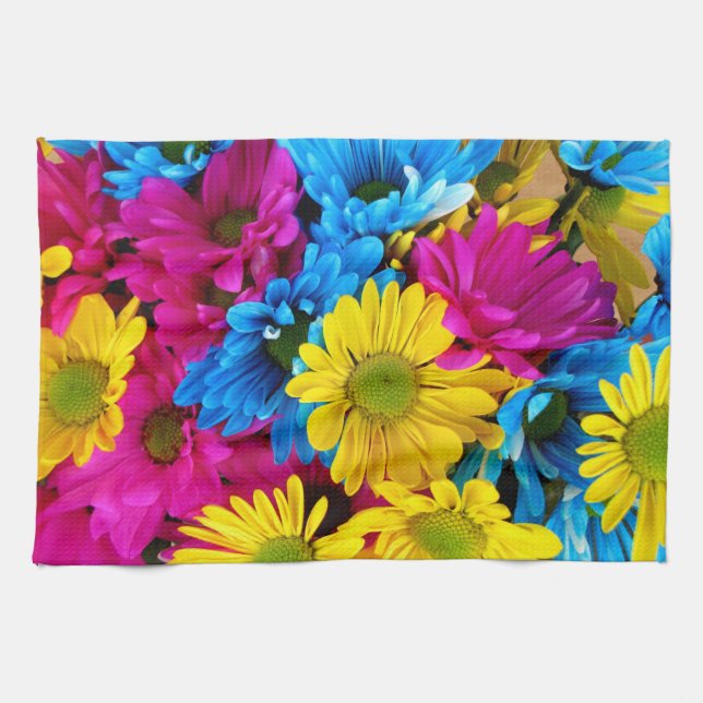 What Colour Is YOUR Daisy? Kitchen Towel (Horizontal)