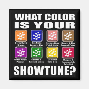 What Colour/Showtune Magnet