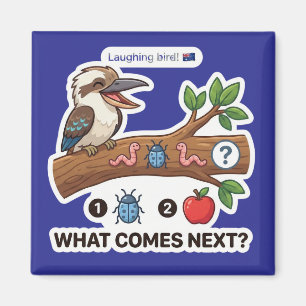 What Comes? Kookaburra Australia Pattern Logic Magnet