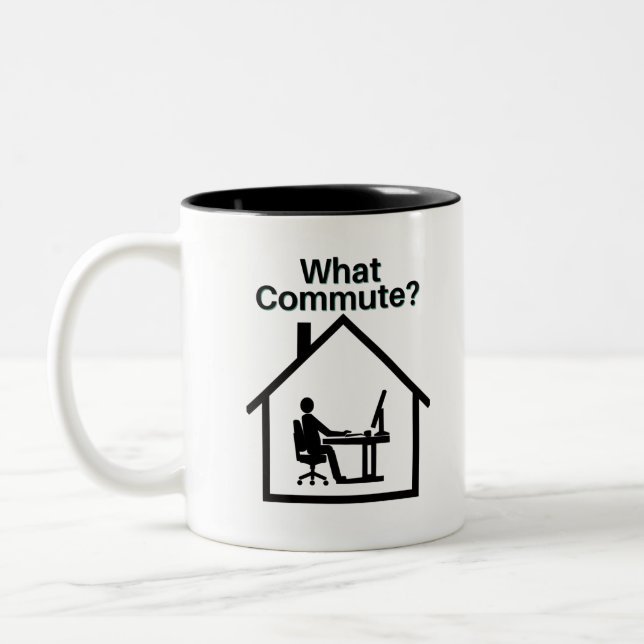 What Commute? Two-Tone Coffee Mug (Left)