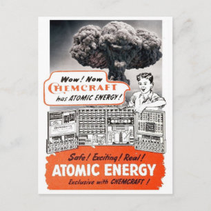 "What could be safer?" Postcard