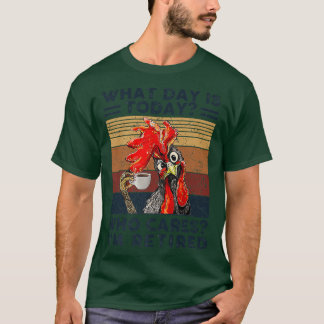 What Day Is Today Who Cares Im Retired Retirement  T-Shirt