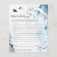 What Did Daddy Say | Baby Shower Game