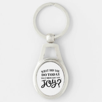 What did you do today that brought you joy® keychain