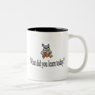 What did you learn today? Two-Tone coffee mug
