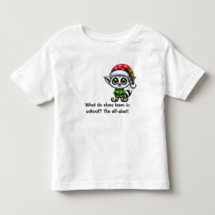 What do elves learn in school? toddler t-shirt