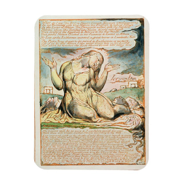 'What do I See!...', plate 92 from 'Jerusalem' (Be Magnet (Vertical)