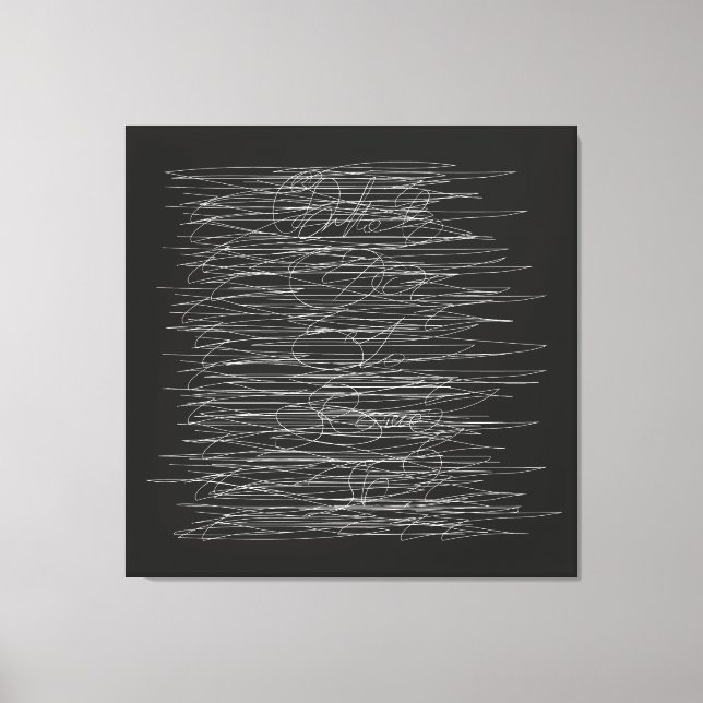 WHAT DO YOU BELIVE IN CANVAS PRINT (Front)