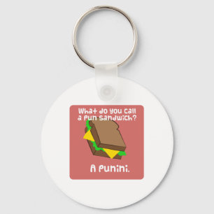 What do you call a pun sandwich? A Punini Keychain