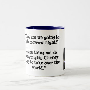 What do you want to do tommorrow? Two-Tone coffee mug