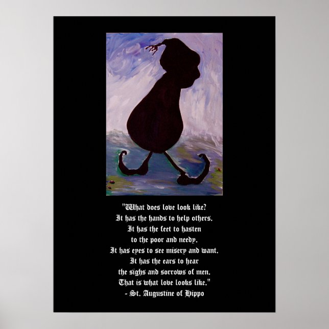 "What does love look like?" Poster (Front)