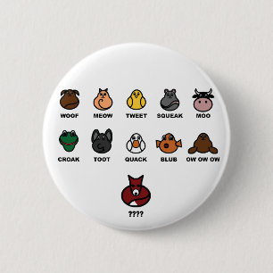 What does the fox say? 2 inch round button