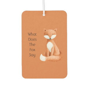 What Does the Fox Say? Air Freshener
