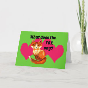 What Does the Fox Say Clothing and Gifts Card