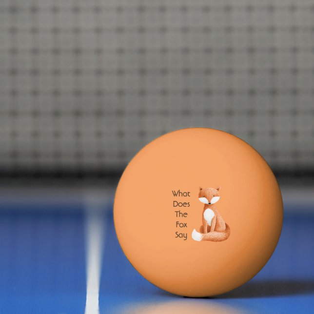 What Does the Fox Say? Ping Pong Ball (Net)